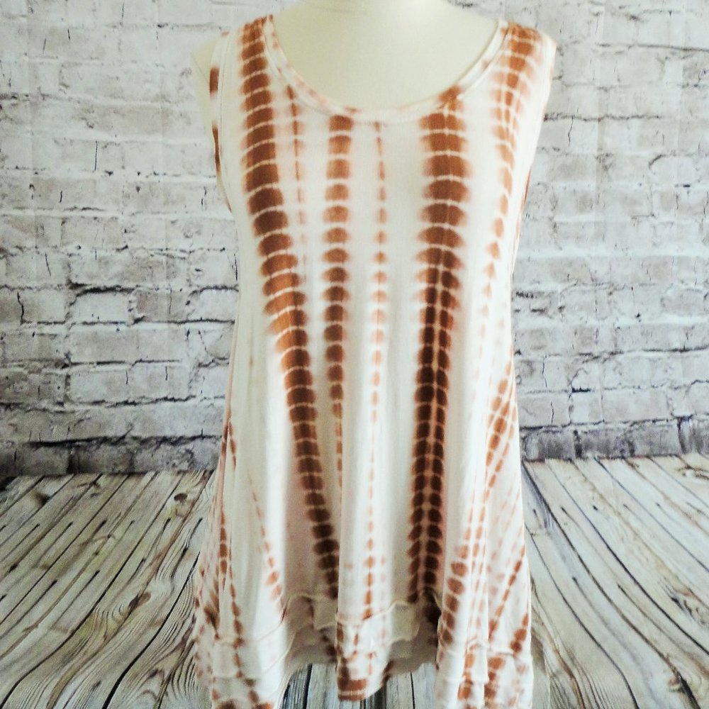 ART OF CLOTH Tunic Top Tank Sleeveless Tie dye XS